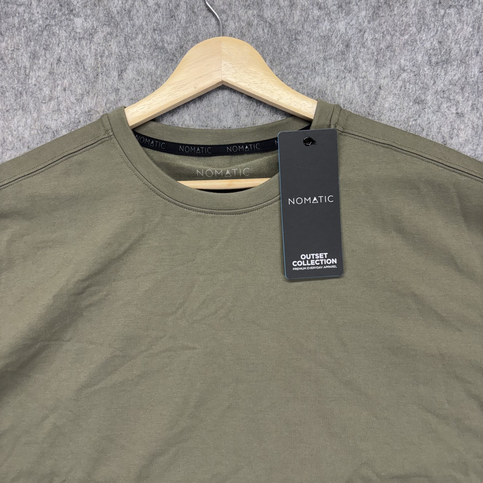 Nomatic Outset T-Shirt Men's Xl Olive Green Short Sleeve 4-Way Stretch New — image 2 of 7